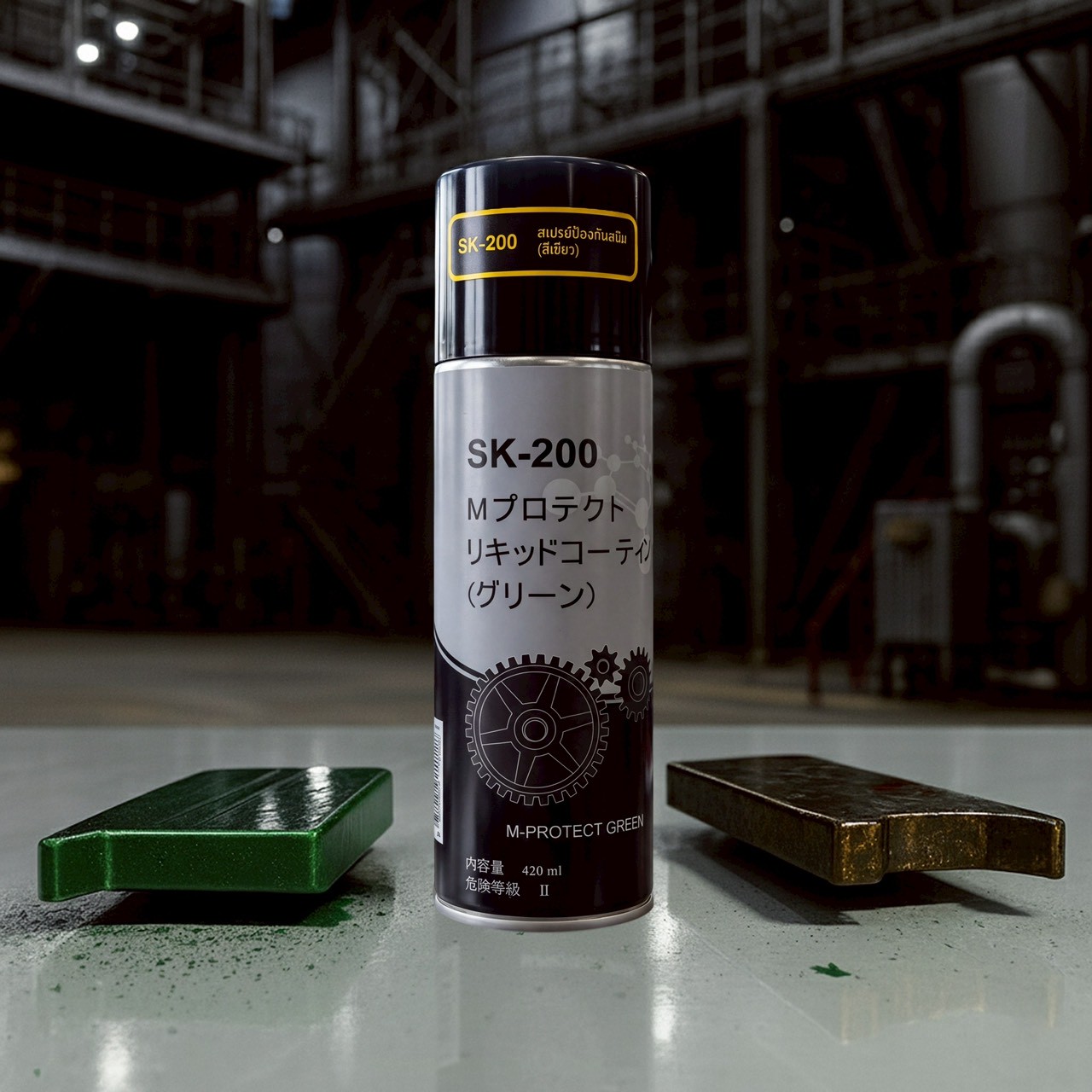 SK-200 สเปรย์ป้องกันสนิม (สีเขียว) SK-200 สเปรย์ป้องกันสนิม (สีเขียว)